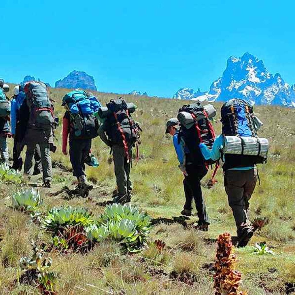 Climbing Mt. Kenya