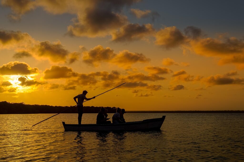 kenya, sea, sunset, watamu, boat, fishing, rowboat, twilight, dusk, ocean, kenya, watamu, watamu, watamu, watamu, watamu
